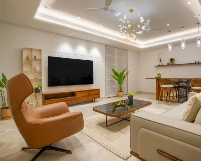 bng-tv room Luxury TV unit design with modern living room furniture