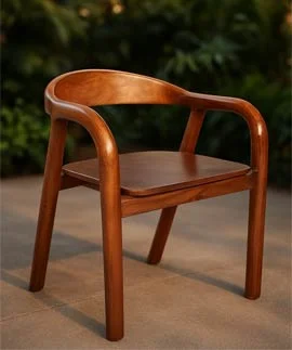 wooden modern chair Minimal wooden chair for living room and dining use