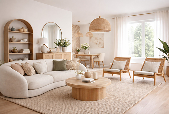 Modern stylish living room